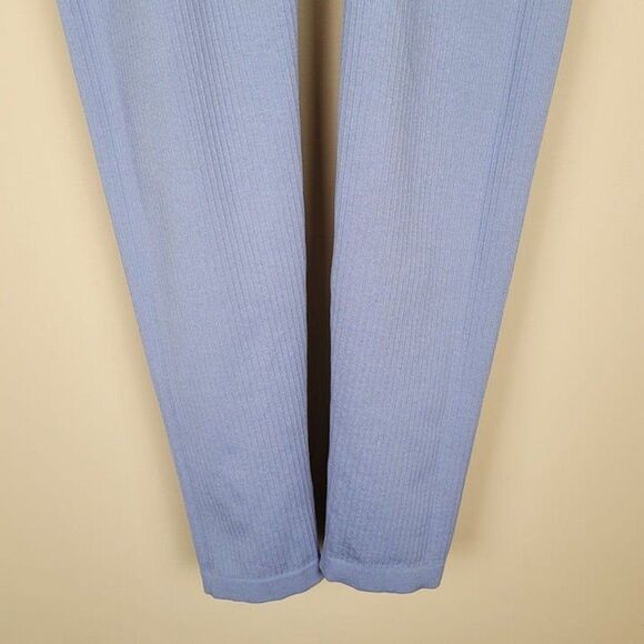 Balance Athletica Size L Vitality Linear Ribbed Leggings Peace Blue - Picture 4 of 9